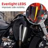 Motorcycle Accessories Lower Fairing Turn Signal Lamp LED Running Lights For Harley Touring Road Street Glide Electra FLHR 14-up