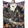 Halloweenská deka s potiskem