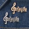 [Music Symbol | Brooch] 1pc Music Symbol Women's Brooch | Collar Pin, Scarf Buckle