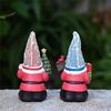 Solar Powered Christmas Gnome Ornaments For Gardens, Yards,, And Outdoor Christmas Decorations