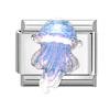 Fashion Starfish Sea Shell Whale Jellyfish Blue Italian Charm Links Fit 9mm Stainless Steel Bracelet Women Jewelry DIY Making