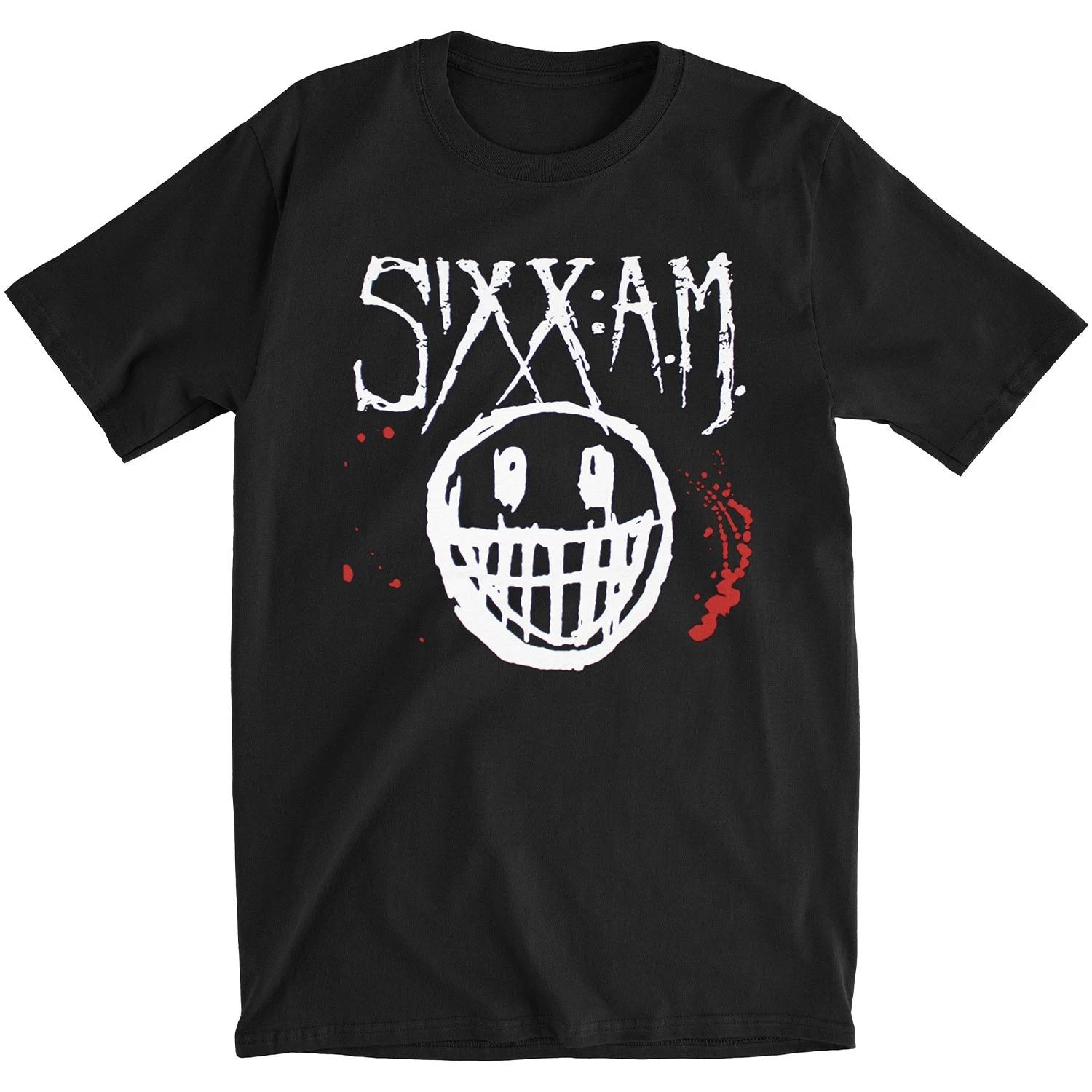 Men s Sixx A.M. Tour 2015 Slim Fit T-shirt Medium black XXXXL