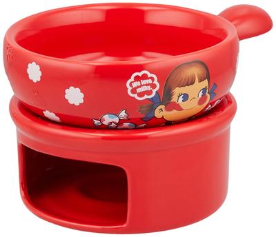 Sun Art Fujiya Peko Fondue Rot Peko-chan Set, ca.. 370ml, SAN3799,