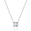 FANCIME Zirconia Pendant Necklace In Sterling Perfect As a White Day Boyfriend Graduation Talisman Anniversary Birthday Gift Wrapping Women's Silver.