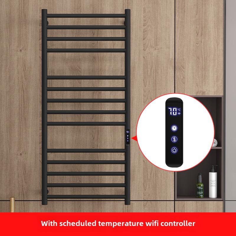 304 Stainless Steel Electric Heated Towel Rack with Golden Controller