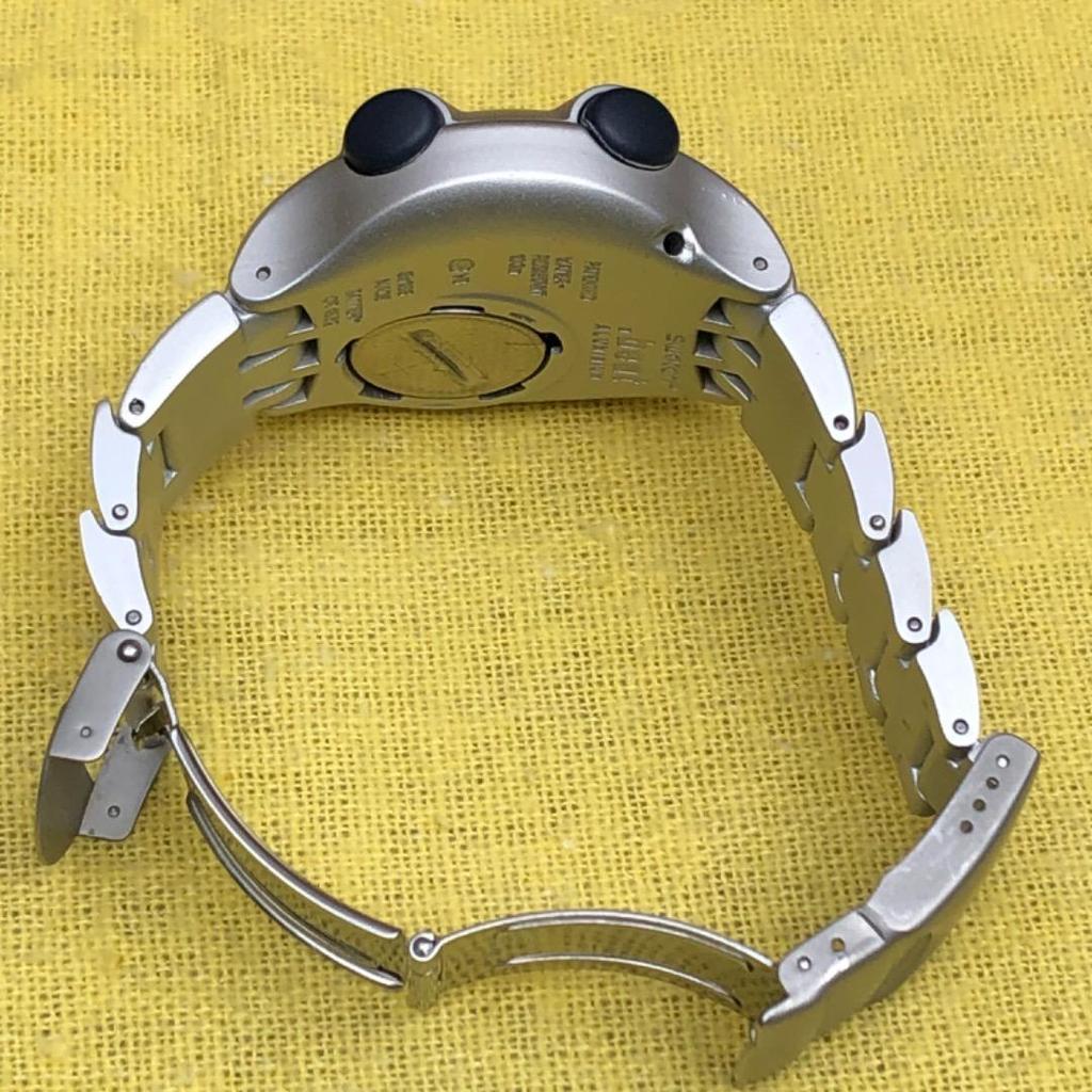 Used Super rare swatch Beat working double dot battery replaced digital watch