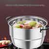 Sule Thickened Stainless Steel 2-Layer Steamer Pot