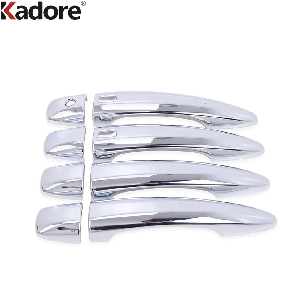 For Nissan X-trail Rogue T33    2024 Carbon Fiber Car Side Door Handle Cover Trim Catch Cap Overlay Accessories