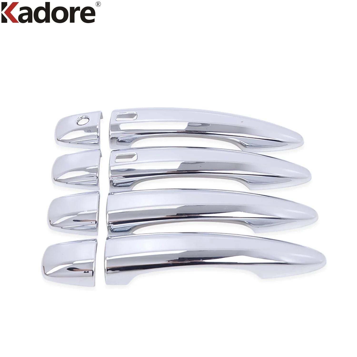 For Nissan X-trail Rogue T33    2024 Carbon Fiber Car Side Door Handle Cover Trim Catch Cap Overlay Accessories ABS Chrome 1