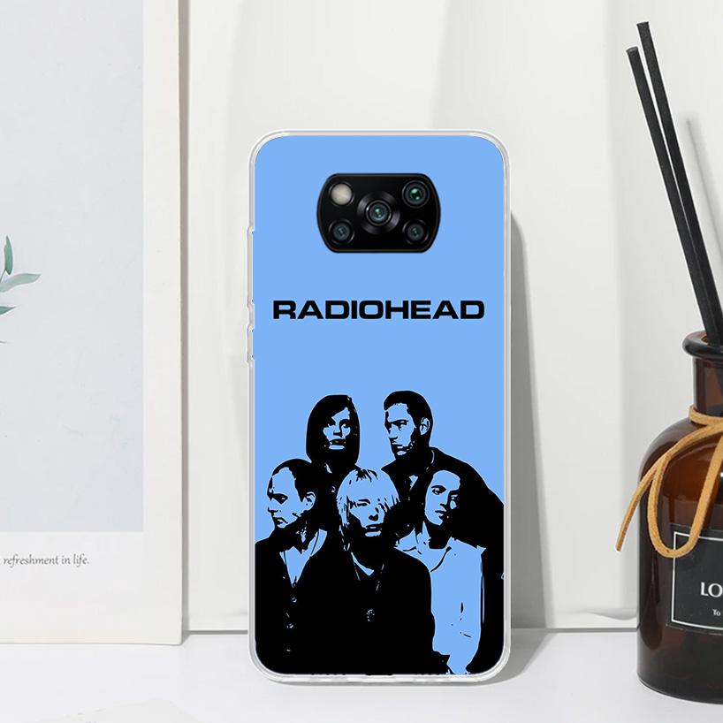 Bnad R-Radiohead Phone Case For Xiaomi Poco X7 X6 X5 M7 M8 Pro F7 Ultra Redmi 15C 15 13C 13 12C 12 10 10C 10A Art Fundas Poco X7