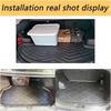 For Toyota Prius XW50 2016-2022 2018 Car Rear Trunk Mat Part Luggage Tray Waterproof Boot Floor Liner Pad Cargo Cover Accessorie