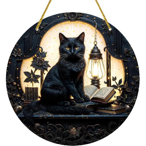Acrylic Stained Hanging - 1Pcs Black Crow Theme Acrylic Window Hanging for Indoor/Outdoor Decor, Garden Decoration or Housewarming Gift