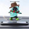 Cross-Border Skateboard Bear Ornament: Creative Floating Bear for Car Interiors