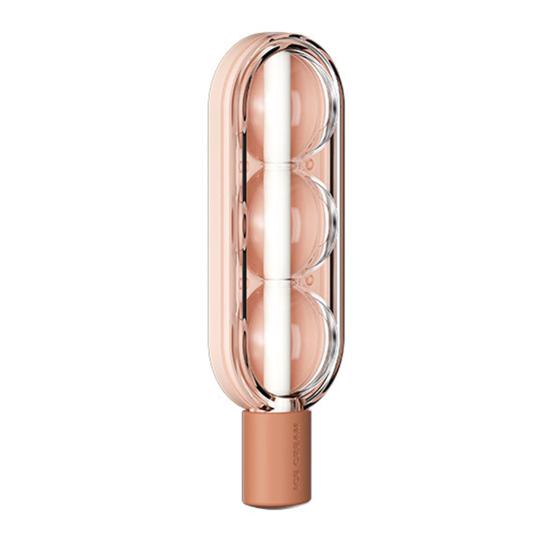 2-in-1 Silicone Popsicle & Ice Ball Mold DIY Treat Maker with Built-in Straws BPA-Free Ice Cube Tray for Cocktails Desserts Kids Snacks