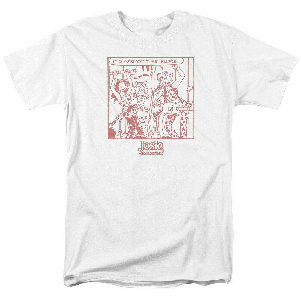 Archie Comics It Pussycat Time T Shirt Licensed Comic Book Tee White
