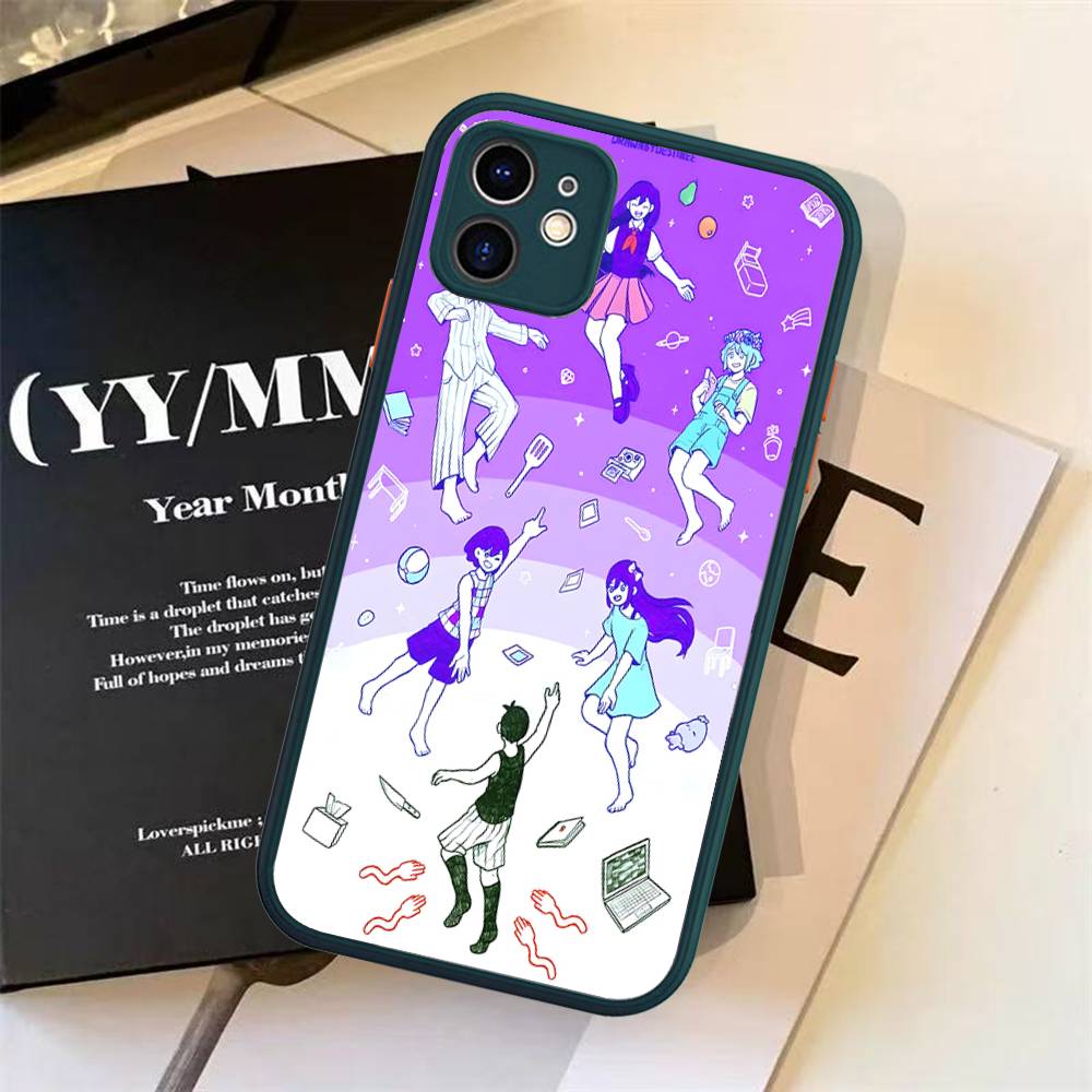 Game Omori Silicone Case For IPhone 16 15 14 13 12 11 Pro Max Plus X XS MAX Shockproof Matte Cover