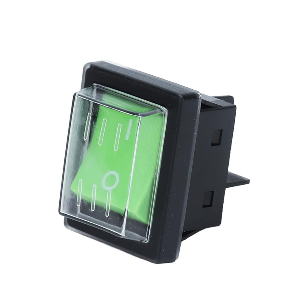 Power Switch Quick Response 4 Pin Compact Easy Replaceable Durable Convenient Practical Green