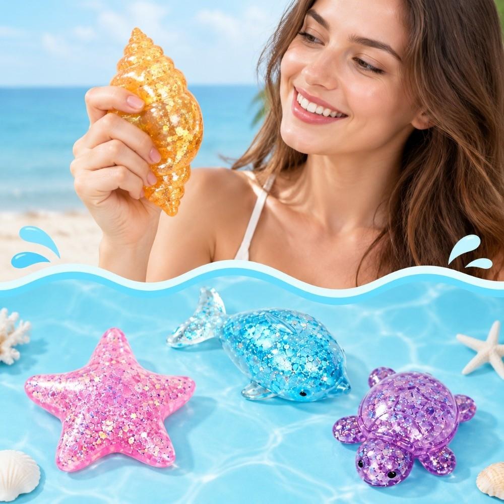 Super Soft Turtle Squeezable Toy Squishy Ocean Blocks Whale Sensory Toy Kids Gifts