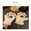 Women Gloves Bear Palm Paw Animals Plushclaw Glove Winter Fluffy Cat Paw Full Finger Gloves Keep Warm Lovely Soft Furry Mittens