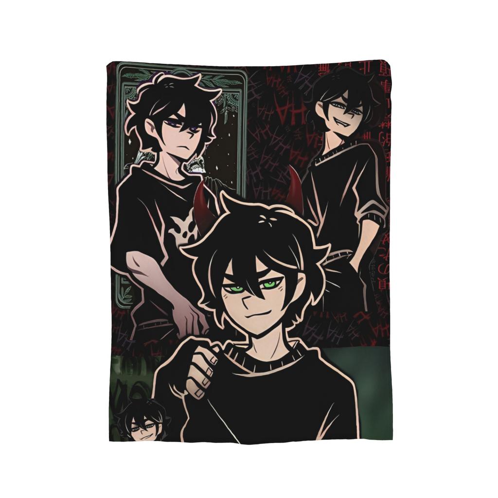 Ashley and Andrew Velvet Throw Blankets The Coffin of Andy and Leyley Modern Blanket for Bed Couch Super Warm Bedroom Quilt,