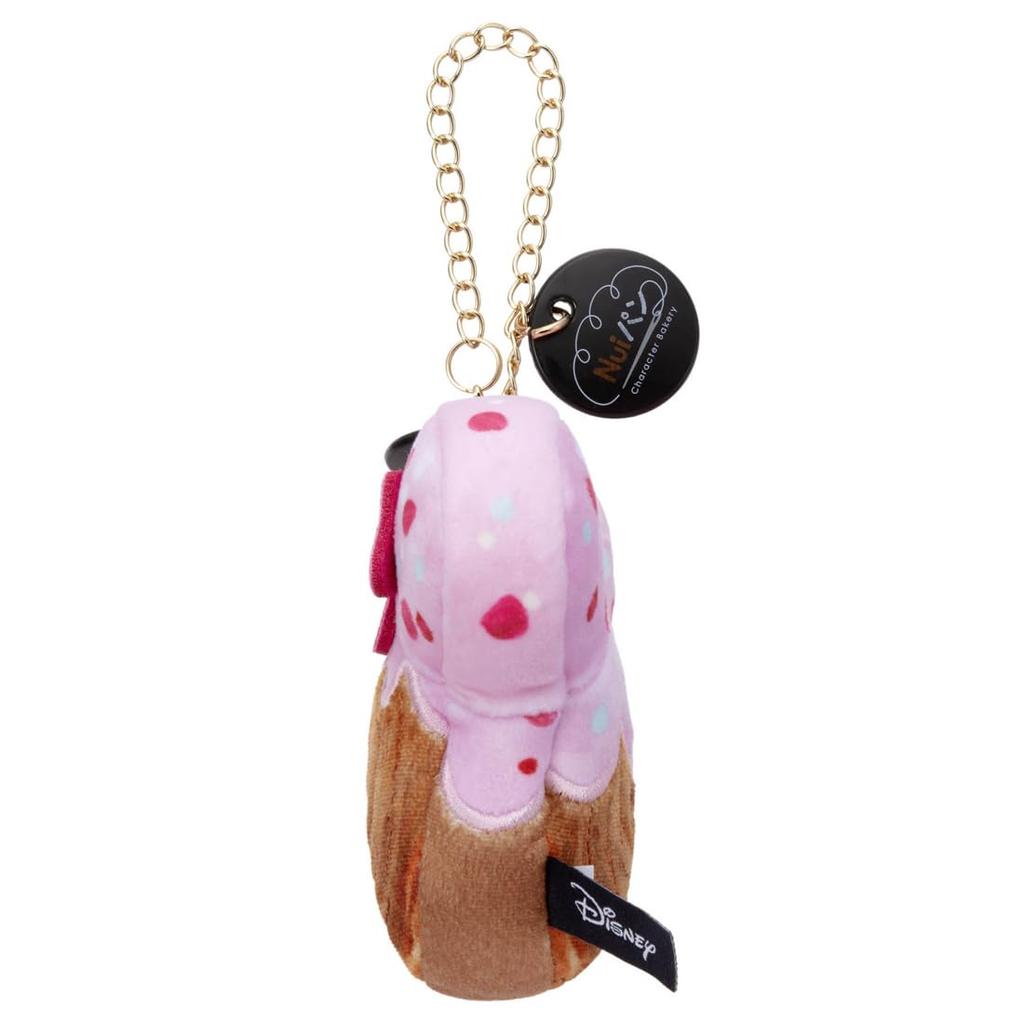 Disney Character Nui Bread Chain Strap Mascot Croissant Roll Minnie Mouse Plush Toy Approximately 17cm Tall
