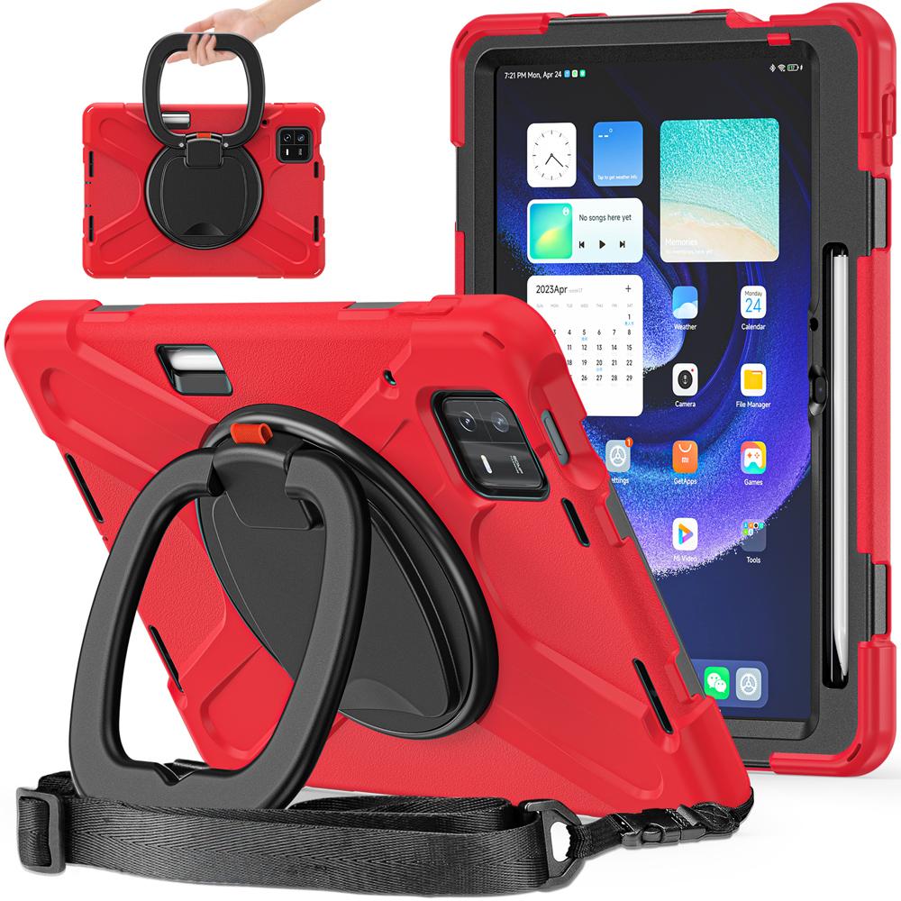 Custodie per Tablet Portatili in Silicone+PC per Xiaomi Pad8 Pad6 Pad7 Mi Pad 7 Ultra/7s/6s/5/6/7/8 Pro 8Pro Custodia Cover Shell con Supporto Rotante