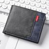 Fashion Tri-Fold Men's Short Wallet Thin Frosted Business Wallet Multi-card Slot Portable Card Holder For Men and Boys