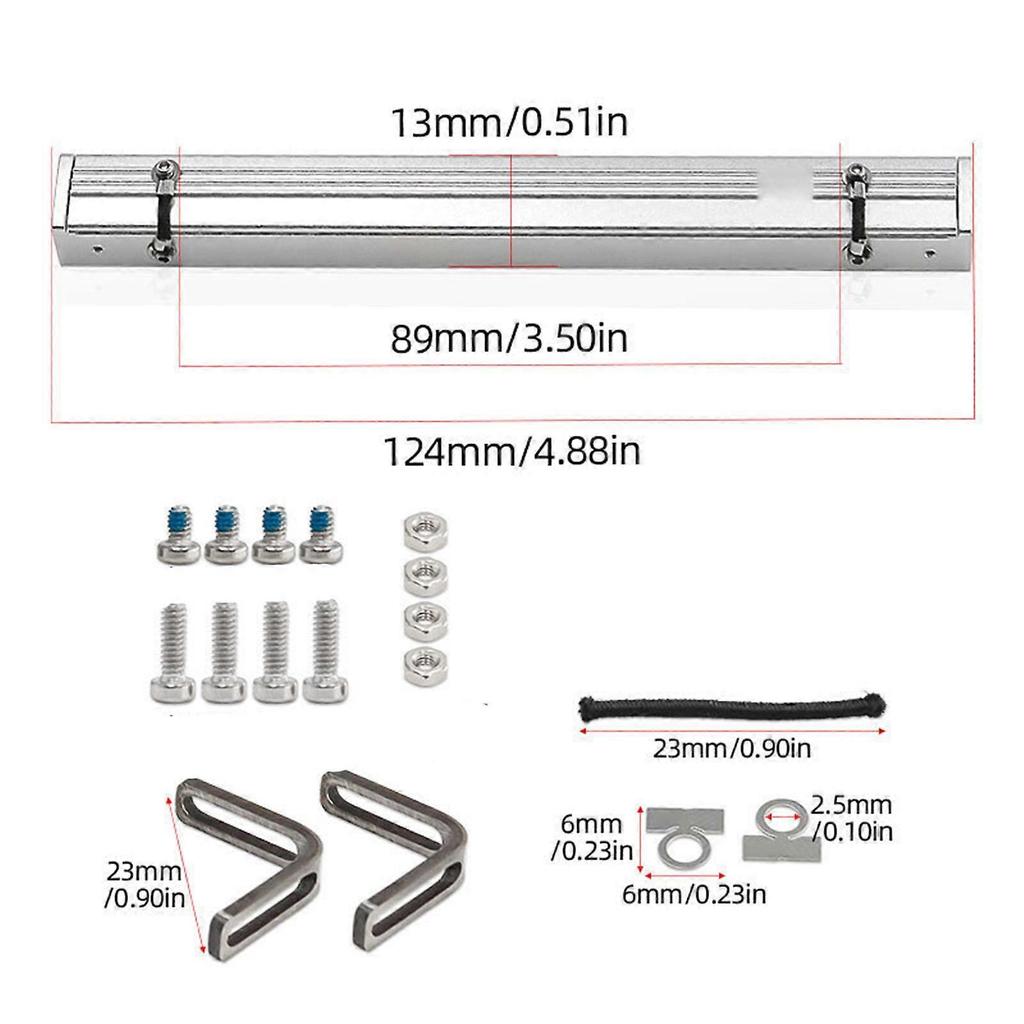 Easy To Install Metal Roof Tent For 1/18 Scale Remote Control Models Ideal For DIY Enthusiasts And Outdoor Activities Silver