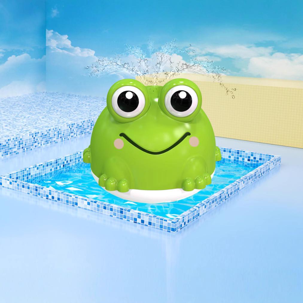Electric Frog Water Sprayer Toy For Summer Bath And Pool Play