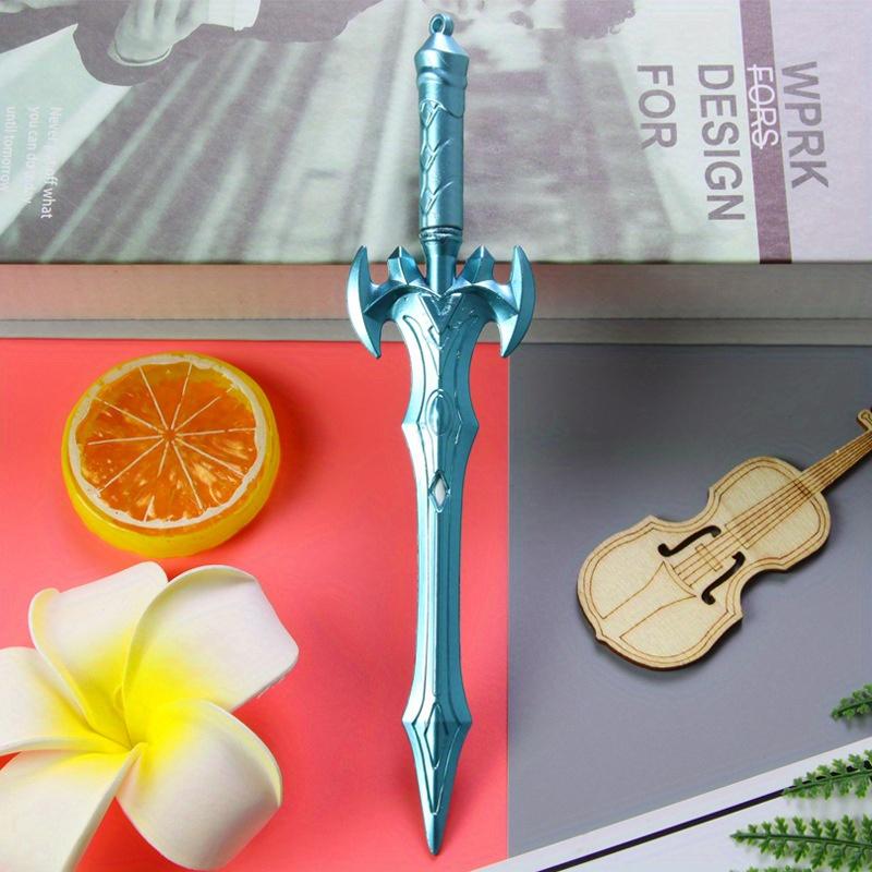 

Возвращение в школу, сезон 10 шт. 0,5 мм, аниме, национальный стиль, форма меча, гелевая ручка, креативная форма оружия, водяная ручка, приз, подарок, ручка для подписи синий