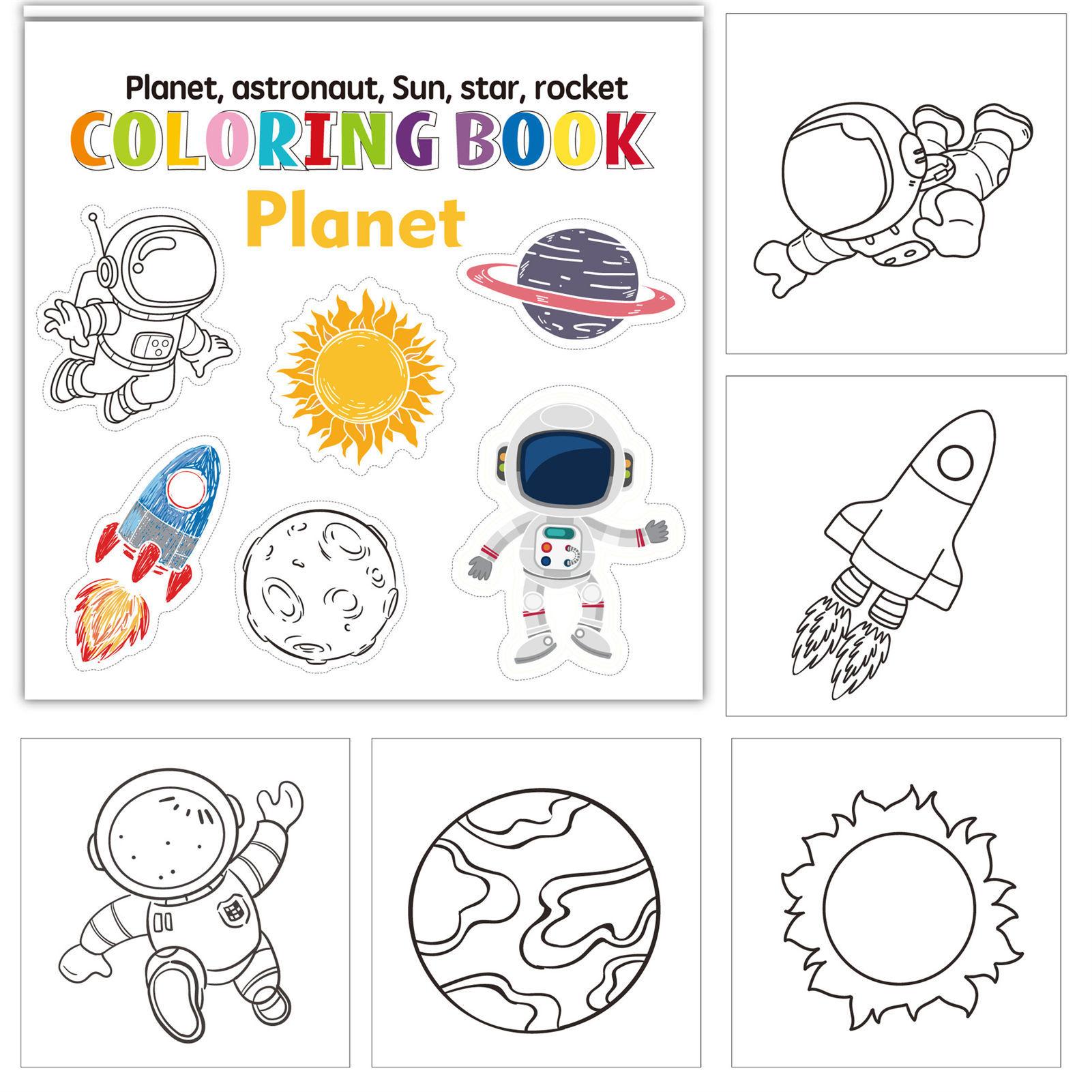 

Reusable Mini Coloring Books 50 Sheets Portable Design for Kids Adults Creative Drawing