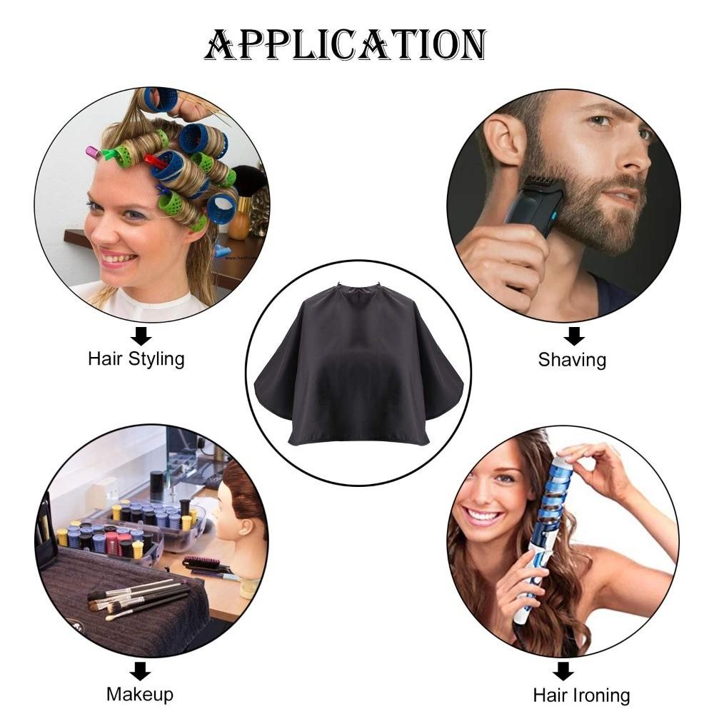 Dye Cape Black Half Apron Short Hairdressing Apron Waterproof Makeup Apron  Barbershop