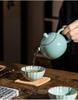 Ru Kiln Ceramic Master's Tea Cup Set - Personal Use & Souvenir Gift Box