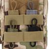 5Pcs Binding Buckle Non-slip High Elasticity Molle Design Strong Toughness Fixed Tactical Backpack Buckle Tie Buckle Outdoor Supply