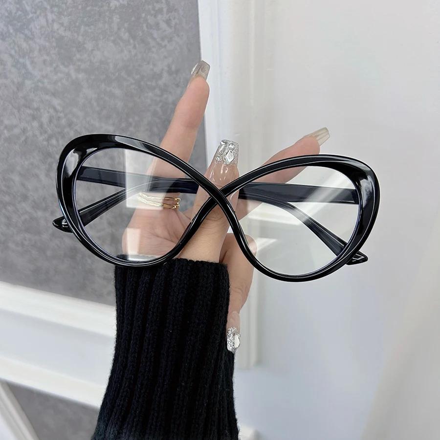 

Elegant Oval Glasses Women Men Brand Circular Classic Eyeglasses Frame Male Clear Lens Unisex Fashion Transparent Lens Gafas