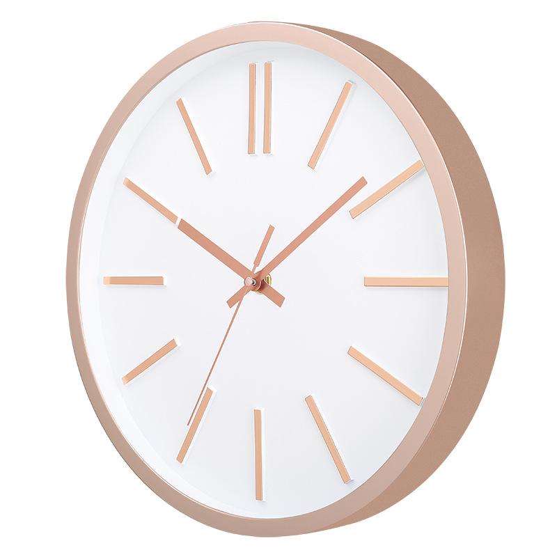 12 Inch 30CM Silent Wall Clock, Creative and Fashionable, Three-dimensional Digital Minimalist Clock for Home Living Room