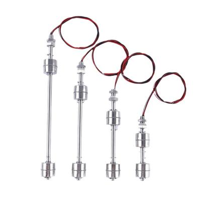Stainless Steel 304 Double Ball Float Switch Liquid Level Sensor 240VAC/200VDC High Tempe 90 Degree Elbow Water Level Controller