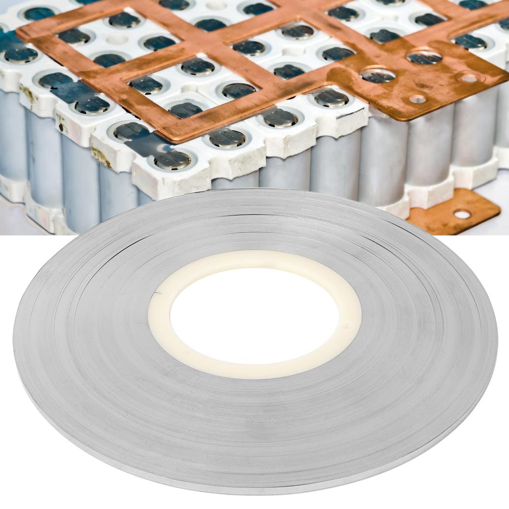 0.1mm Nickel Steel Nickel Plated Strip Tape Battery Spot Welding Tape 1KG (0.1 * 6mm)