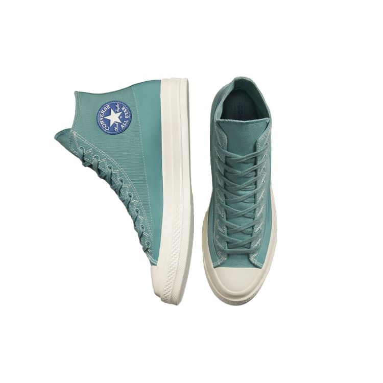 Converse 1970s Chuck Taylor All Star Casual Comfortable High Top Canvas Shoes Unisex Sneakers Green A00486C