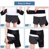 Verstellbare Oberschenkel-Kompressionsbandage Hüft-Leisten-Stützbandage Thermischer Beinschutz Schmerzlindernder Gürtel