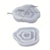 1Pc DIY Mold Cosmetic Tray Dish Storage Non-standard Tree Stump Epoxy Resin Silicone Mold