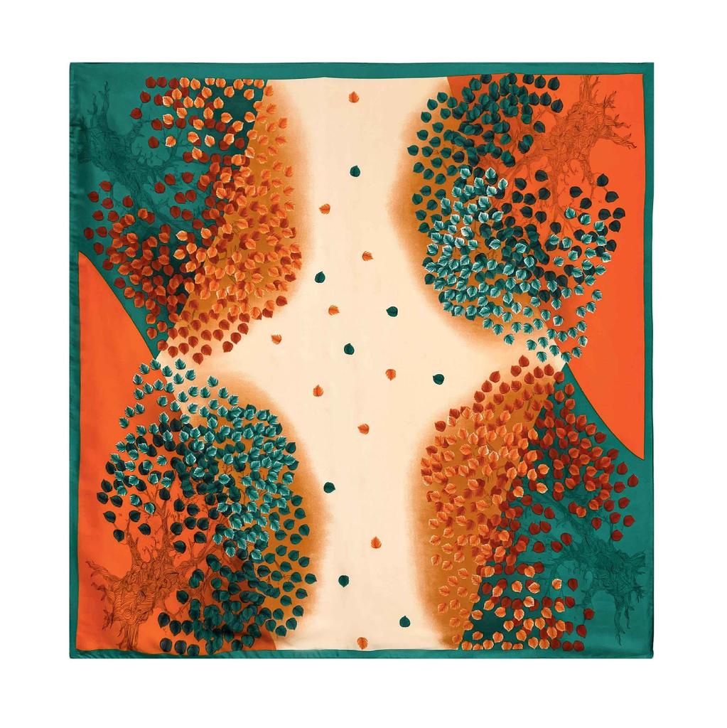 Foulard di Seta Lussuosi di Alta Qualità Fasce per Capelli Foulard da Collo per Donna Foulard di Seta a Catena Sciarpa Decorativa da Donna