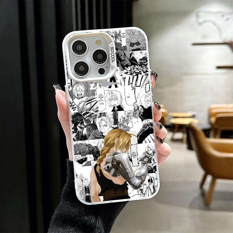 F-ullmetal A-Alchemist Anime Shockproof Phone Case for iPhone 17 Air 16 16E 15 Pro Max 14 Plus 13 Mini 12 Back Cover Anti Fall F