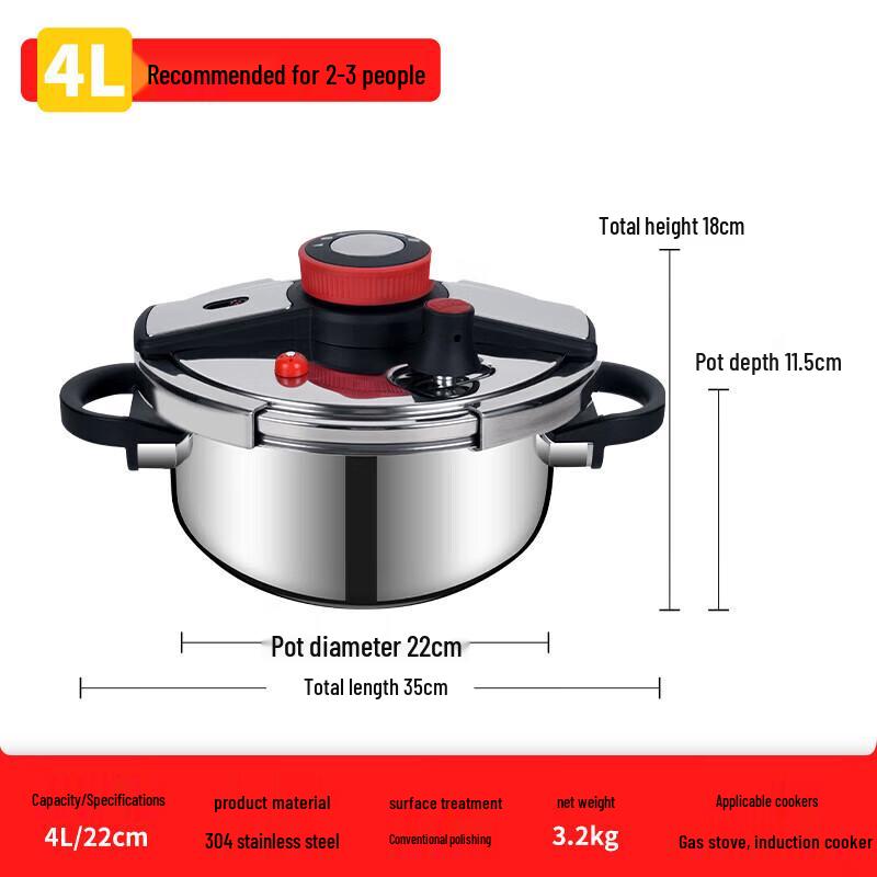 Shuangxi Cool Fashion Clamp Design Pressure Cooker