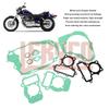 Motorcycle Complete Rebuild Full Cylinder Head Gasket Mat Pad Crankcase Clutch Cover Repair Kit for Yamaha Virago 250 XV250 125
