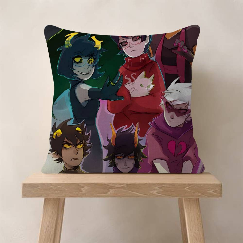 Popular Internet Anime HHomestuck Personalized Pillow Cover Kids Bedroom Wild Party Decor Pillowcase Kid Birthday Shower Gift