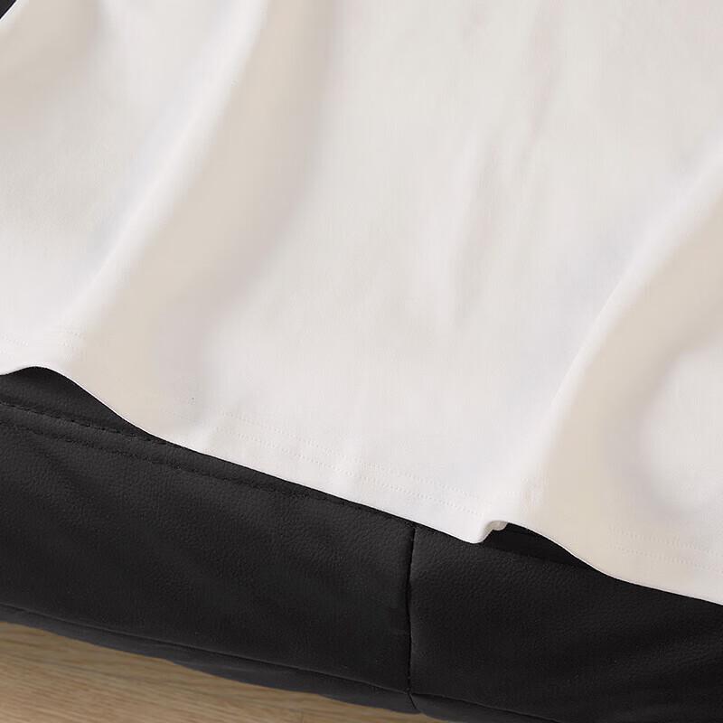 Women's Relaxed Fit Hooded Long Sleeve T-Shirt with Lace Patchwork