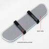 Automotive Frameless Interior Mirror with Wide Angle Curved Surfaces & Scratch Resistant Glass Coating for Vehicles