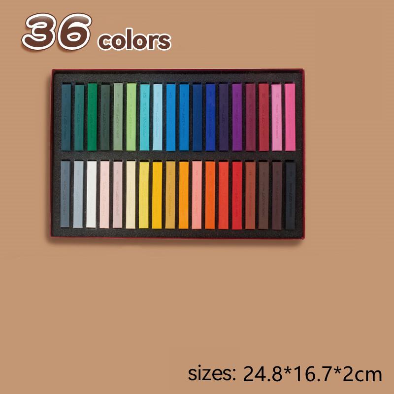 12/24/36/48/60 Colors Artist Soft Pastels Chalk Sticks Crayons Sketch Graffiti Coloring Drawing Supplies Masters Colored Chalk