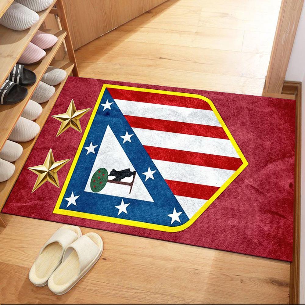 Atletico Madrid Carpet Suitable For Game Room Outdoor Living Rooms Hallway Antislip Rug Anime Office Decor Best For Christmas